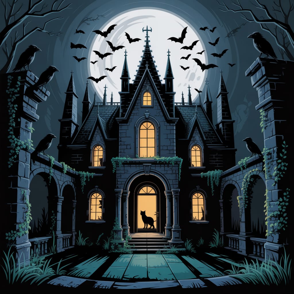 Shadows of the abandoned manor