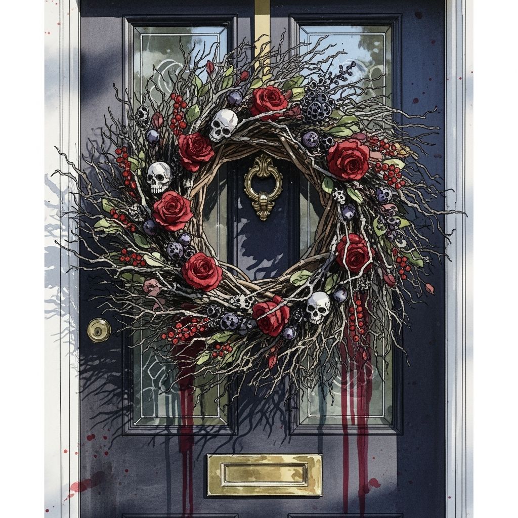 A history of door wreaths