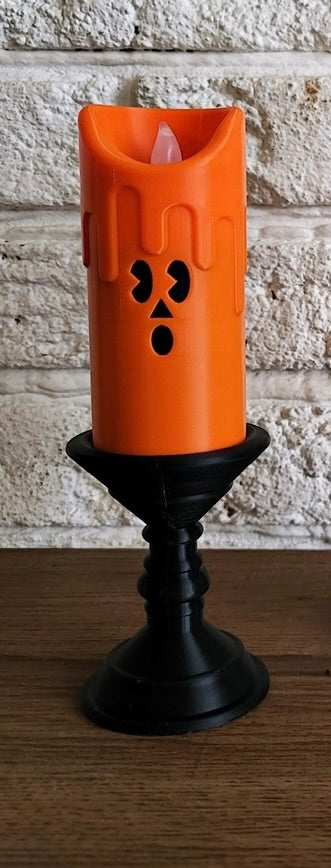 Halloween Spooky Candle Set | LED Flameless Candles | Halloween Home Décor |