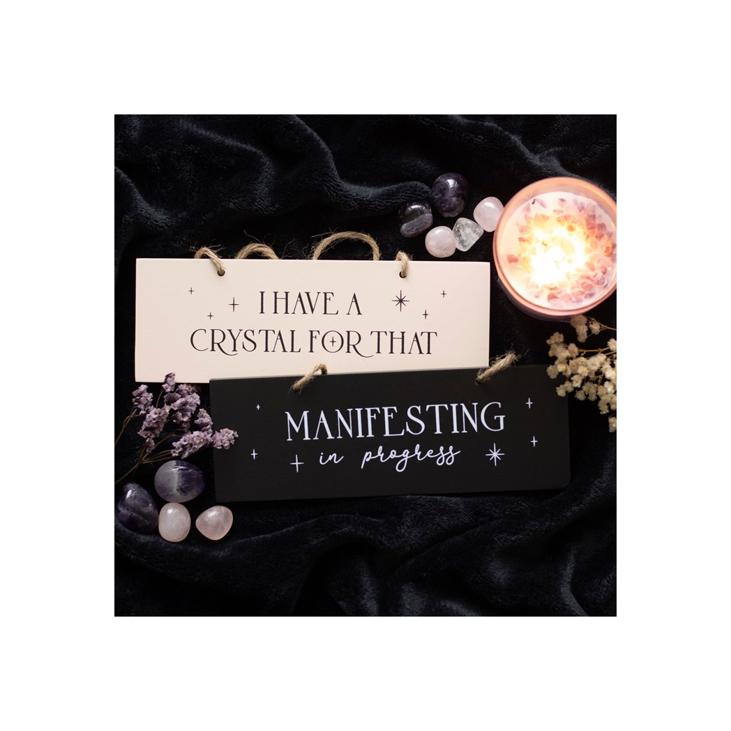 I Have A Crystal For That Hanging Sign