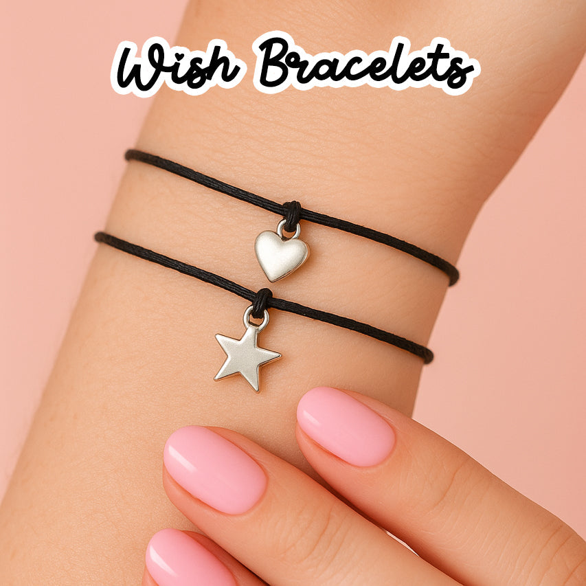 Wish Bracelet | Magical Friendship Waxed Cotton Band with Letterbox Friendly Gift Card for Her
