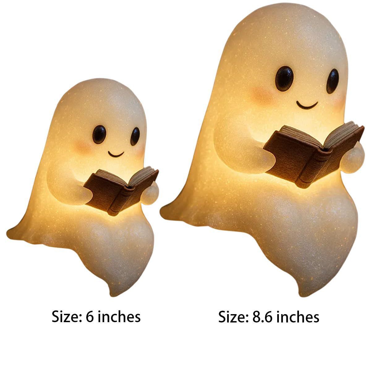 Cute LED Ghost Night Light Children's Nightlight  Halloween Decoration Ghost Lamp Warm Light